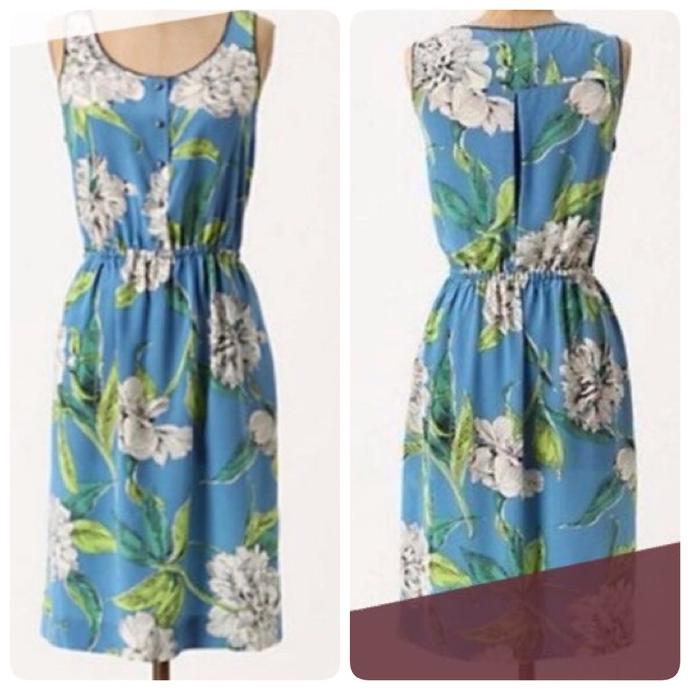 Silk Anthropologie dress